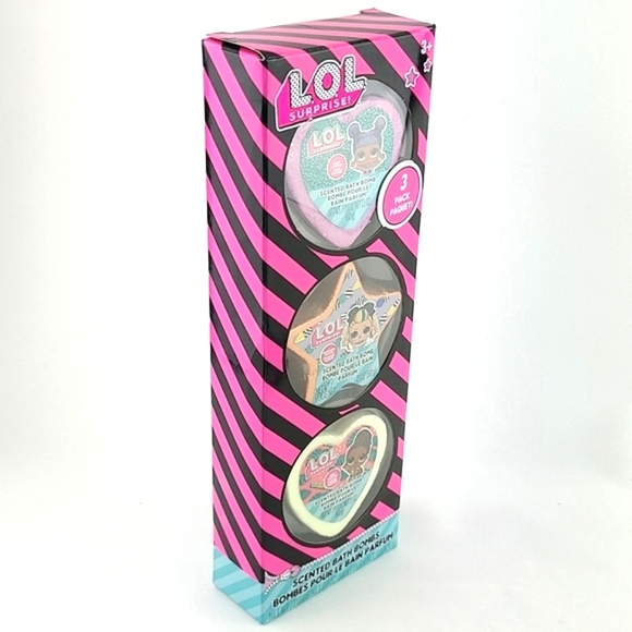 LOL Surprise! 4 Piece Bundle Beauty Set, Stickers, Hair Bows, Scented Bath Bombs - Picture 8 of 14